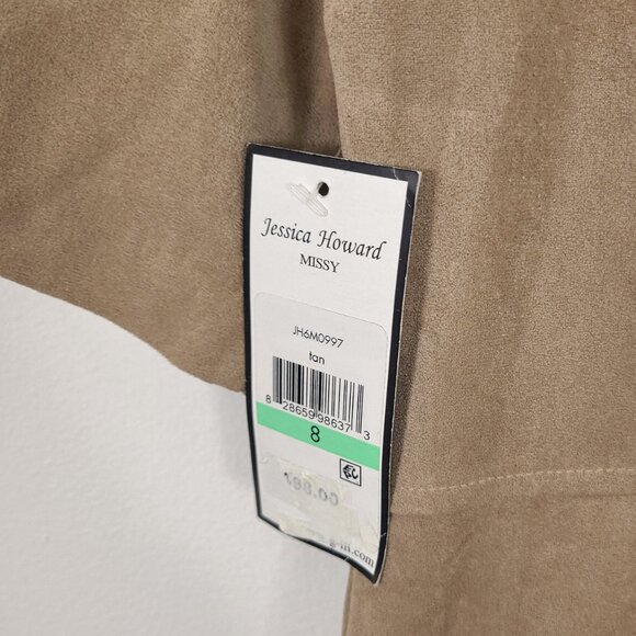 Tan Faux Suede Mini Dress - Picture 5 of 8